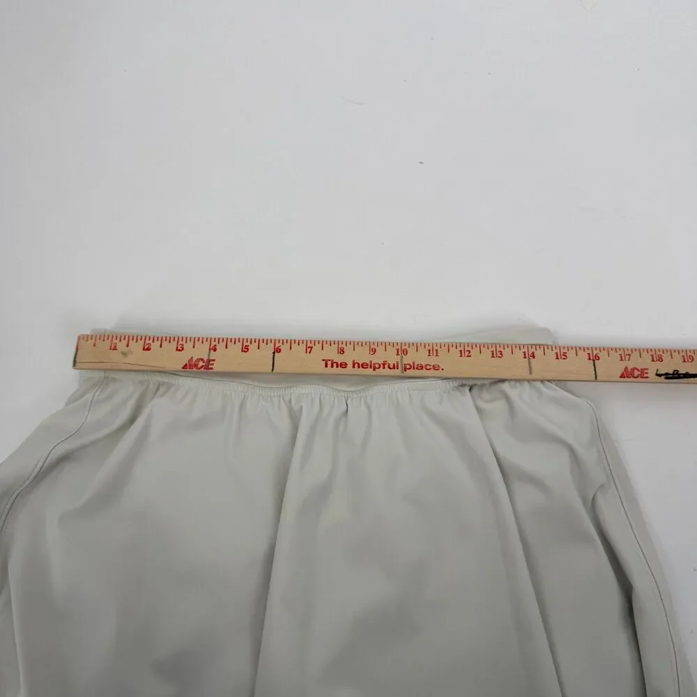 Spanx Booty Boost Tennis Active Skirt Knee Leggings Cream Modest Golf Size XL
